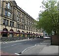 SJ8498 : Victoria Station Approach by Gerald England