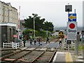 SH6115 : Level crossing at Barmouth by Malc McDonald