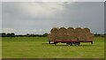 SO9137 : Trailer load of hay by Philip Halling