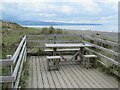 SH5622 : Picnic table, Morfa Dyffryn beach, near Dyffryn Ardudwy by Malc McDonald