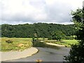 SN7299 : From a Macchynlleth-Aberystwyth train, bend in the River Dovey by Nigel Thompson