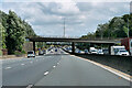 TL1502 : Bridge over the M25 near to Colney Street by David Dixon