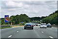 TL4300 : Emergency Refuge Area on the M25 near Bell Common by David Dixon