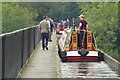 SJ2741 : On the Pontcysyllte Aqueduct by Philip Halling