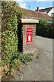 TL8336 : Wickham St Paul Postbox by Geographer