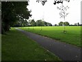 SE2234 : Young trees in Stanningley Park by Stephen Craven