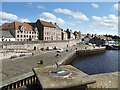 NT9952 : Sundial and Quay Walls by Des Blenkinsopp