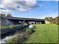 SK4838 : M1 crossing the River Erewash by Ian Calderwood