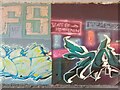 SE3118 : Horbury Underpass of Graffiti by Phillip De-Vere