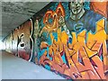 SE3118 : Horbury Underpass of Graffiti by Phillip De-Vere