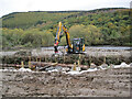 NT3436 : Riverbank work on the Tweed (2) by Jim Barton