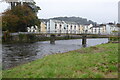 SD5192 : Footbridge crossing the River Kent by Philip Halling