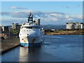 NT2677 : 'Ocean Resolution' moored in Leith Western Harbour by M J Richardson