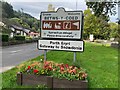 SH7955 : Croeso / Welcome sign, Betws-y-Coed by Meirion