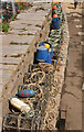 SX9256 : Pots, floats, buckets and ropes, Brixham by Derek Harper