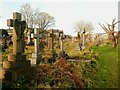 SE0922 : Path in All Saints' graveyard, Skircoat, Halifax by Humphrey Bolton