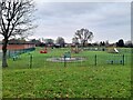 SK5908 : Children's play area at the School Lane Playing Field by Ian Calderwood