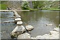 SK1551 : Stepping Stones in Dovedale by Philip Halling