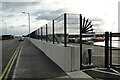 TM5593 : Part of Lowestoft's new flood defences in Hamilton Road by Adrian S Pye