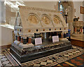 NT7233 : A tomb chest inside St Andrews Church, Kelso by Walter Baxter