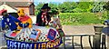 TM4462 : Leiston; library-themed postbox topper by Christopher Hilton