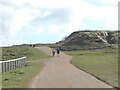 SZ1690 : Footpath on Hengistbury Head going east by Rod Grealish