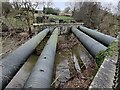 SO6776 : Elan Valley Aqueduct crossing the River Rea by Mat Fascione