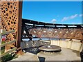 NZ5025 : Bird hide at Greatham Creek Bridge by Oliver Dixon