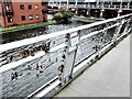 SP0686 : Love padlocks on the Salvage Turn footbridge by Oliver Dixon