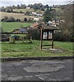 SO5412 : Noticeboard at the edge of a green, Staunton, Gloucestershire by Jaggery