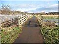 NY3851 : Bridge on the Caldew Cycleway by Adrian Taylor