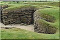 HY2318 : Skara Brae Neolithic village by N Chadwick