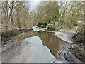 SJ8339 : Flooding on Drayton Road by Jonathan Hutchins