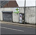 ST3189 : Welsh language advert on an Albany Street phonebox, Newport by Jaggery