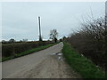 SP4265 : Collingham Lane, heading south to Long Itchington by Christine Johnstone