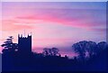 ST0012 : St Andrews Church at dusk, Halberton by Martin Tester