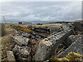 NH8069 : Gun emplacement remains - Nigg  by Dave Thompson