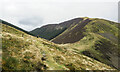 NT1605 : Hill walkers ahead on Southern Upland Way by Trevor Littlewood