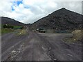 SH5055 : The track into Moel Tryfan quarry by David Medcalf