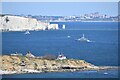 SZ0378 : Headlands and bays seen from Durlston Castle by David Martin