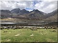 NG5621 : Loch Slapin and Bla Bheinn by Richard Webb