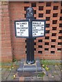 SP0687 : Modern Mile Marker, Birmingham Canal Navigation by Billy Hufton