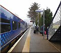 NG9442 : Strathcarron station by Gerald England