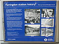 TQ3181 : Information Board at Farringdon Underground Station by David Hillas