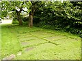 SE1311 : Grave slabs on the site of a burial ground, Moor Bottom, Honley by Humphrey Bolton