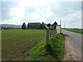 NT7474 : East Lothian Landscape : Bus stop and shelter at Innerwick road-end, Thorntonloch by Richard West