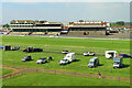 NS3522 : Ayr Race Course view by Mary and Angus Hogg