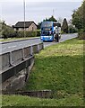 ST2694 : Double-decker school bus, Henllys Way, Cwmbran by Jaggery