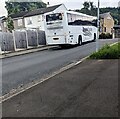 ST3090 : Anslow coach ascending Rowan Way, Malpas, Newport by Jaggery