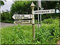 ST3134 : Fingerpost, Huntworth by Mr Red